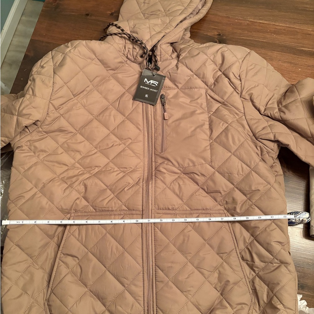 Mack Russo Quilted Brown Puffer Jacket - Picture 3 of 4